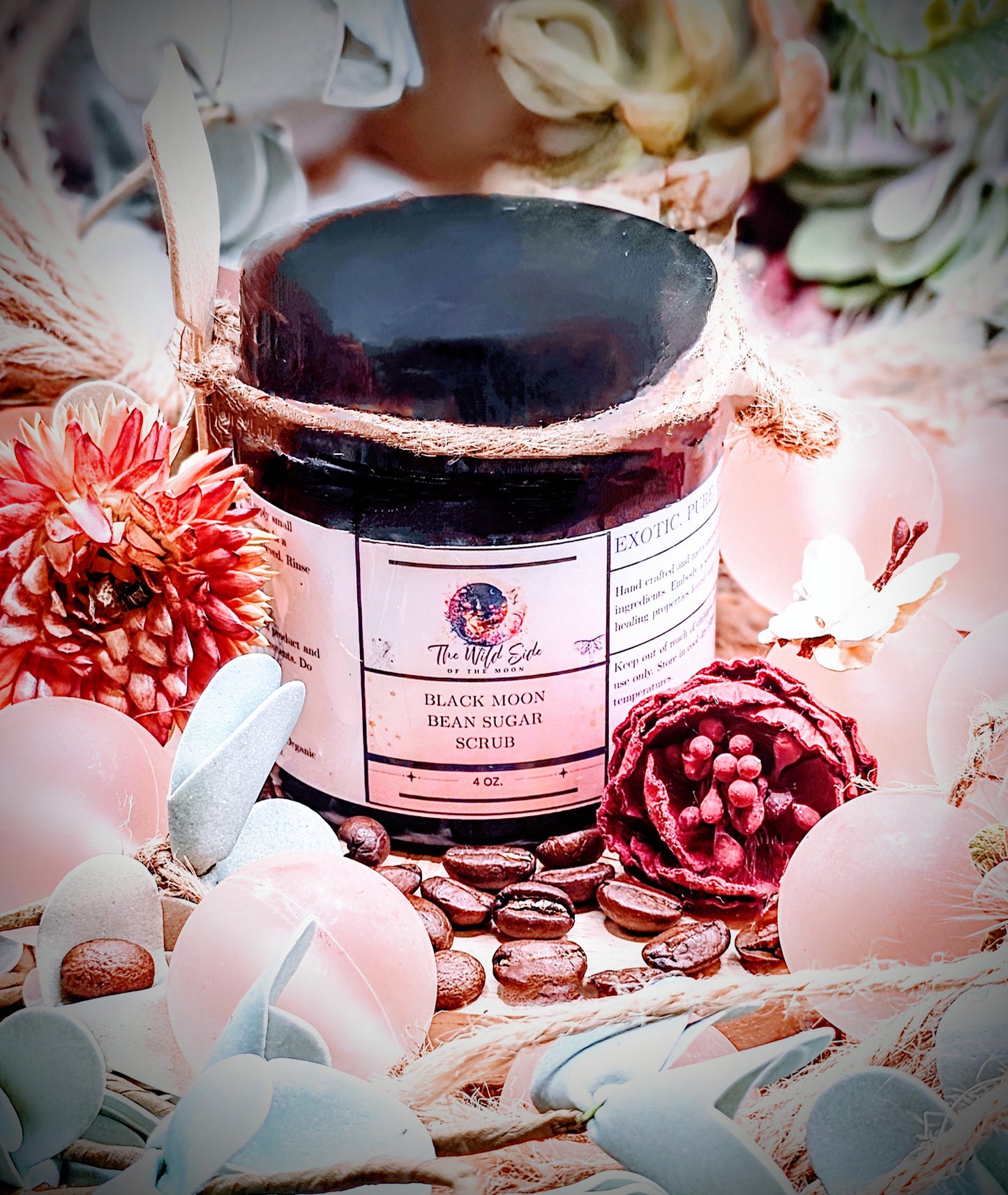 Black Moon Bean Sugar Scrub